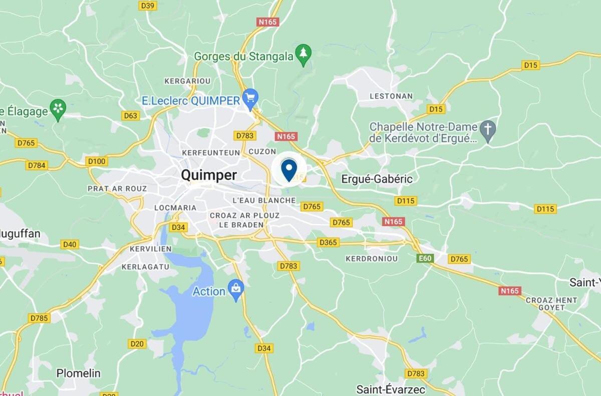 Off Lägenhet Ergué-Gabéric Exteriör bild